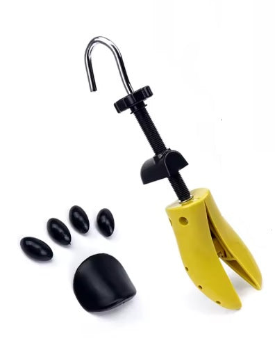 ZENINO® Ensanchador de zapatos ajustable UNIVERSAL + Tapones de alivio extraíbles